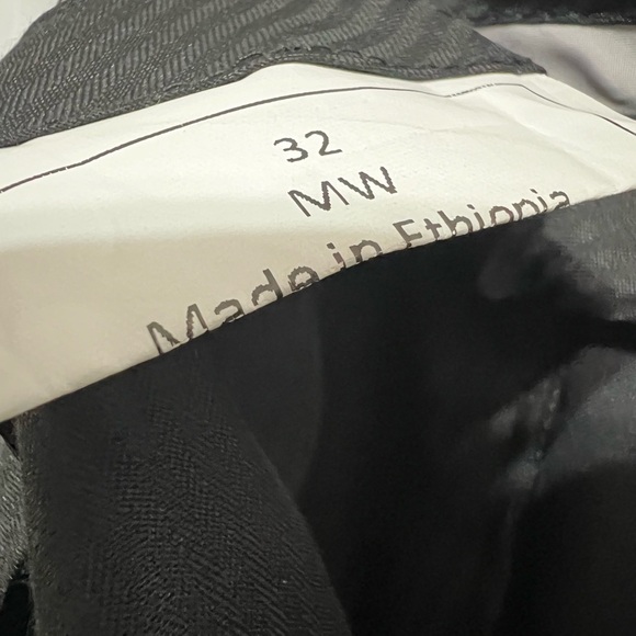 Men’s Warehouse Black Dress Pants + No Altered 32 x 30 and No Brand Vest M 2PC - Picture 5 of 9